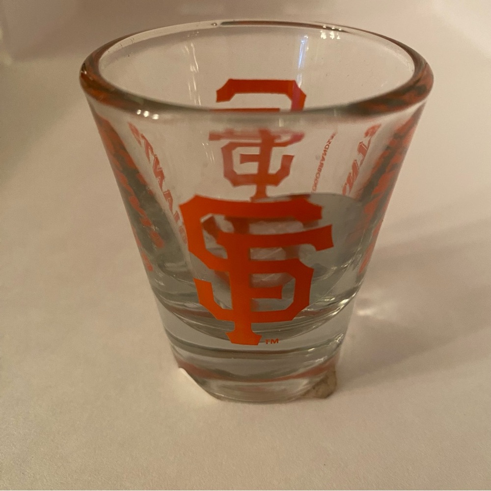 MLB SF Giants - Set of 4 Shot Glasses Man Cave Game Day Gear Sports Fan NWT